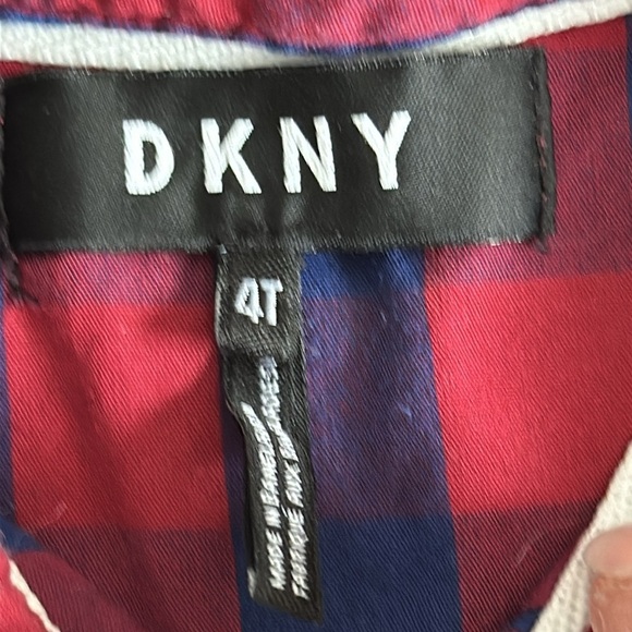 4T b’gosh jeans, DNKY but not plaid, short sleeve boys shirt - Picture 3 of 11